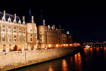 Image showing Nighttime Paris