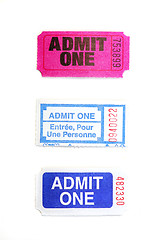 Image showing Raffle tickets