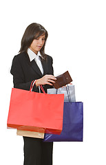 Image showing Shopping woman