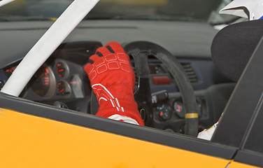 Image showing Rally driver detail