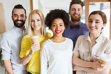 Image showing happy creative team in office