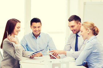 Image showing happy team of architects and designers in office