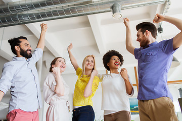 Image showing happy creative team in office