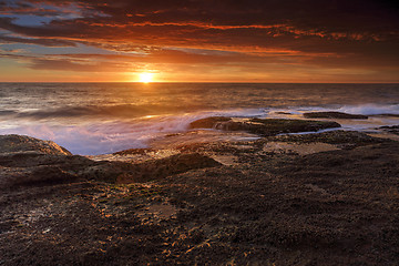 Image showing Sunrise at Coogee, Australia