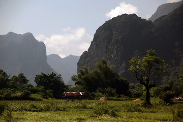 Image showing ASIA SOUTHEASTASIA LAOS VANG VIENG LUANG PRABANG