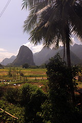 Image showing ASIA SOUTHEASTASIA LAOS VANG VIENG LUANG PRABANG