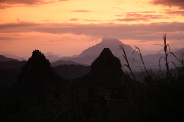 Image showing ASIA SOUTHEASTASIA LAOS VANG VIENG LUANG PRABANG