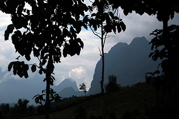 Image showing ASIA SOUTHEASTASIA LAOS VANG VIENG LUANG PRABANG