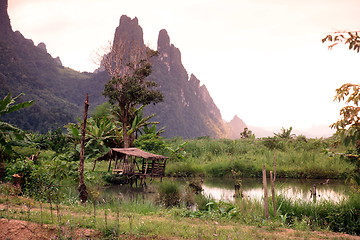 Image showing ASIA SOUTHEASTASIA LAOS VANG VIENG LUANG PRABANG