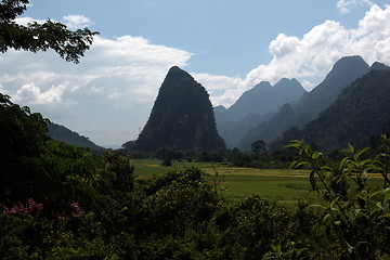 Image showing ASIA SOUTHEASTASIA LAOS VANG VIENG LUANG PRABANG