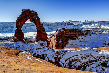 Image showing delicate arch, arches national park, ut