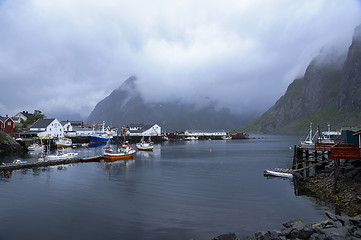 Image showing landscape view from lofoten, norway