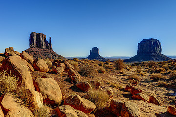 Image showing monument valley, navajo nation, az