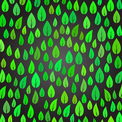 Image showing Green Leaves Background