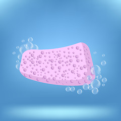 Image showing Pink Sponge