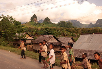 Image showing ASIA SOUTHEASTASIA LAOS VANG VIENG LUANG PRABANG