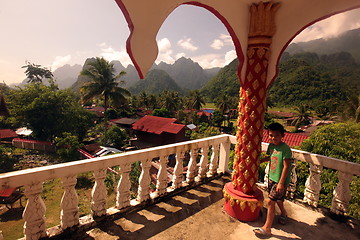 Image showing ASIA SOUTHEASTASIA LAOS VANG VIENG LUANG PRABANG