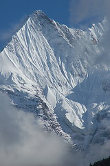 Image showing Annapurna summit in Himalaya