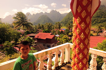 Image showing ASIA SOUTHEASTASIA LAOS VANG VIENG LUANG PRABANG