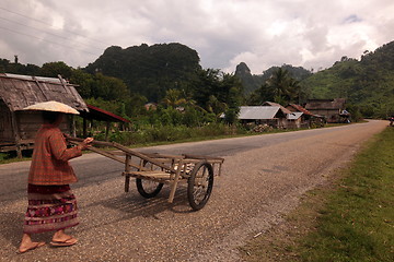 Image showing ASIA SOUTHEASTASIA LAOS VANG VIENG LUANG PRABANG