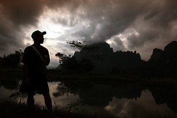 Image showing ASIA SOUTHEASTASIA LAOS VANG VIENG LUANG PRABANG