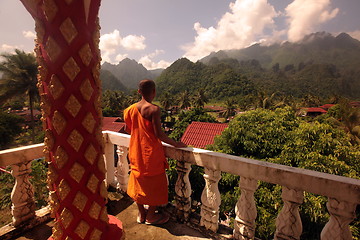 Image showing ASIA SOUTHEASTASIA LAOS VANG VIENG LUANG PRABANG