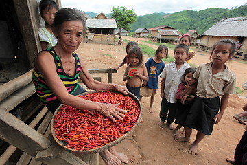 Image showing ASIA SOUTHEASTASIA LAOS VANG VIENG LUANG PRABANG