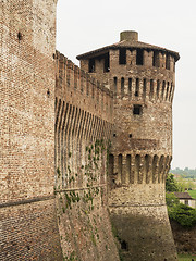 Image showing Soncino medieval castle view in Italy