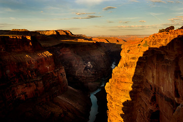 Image showing Sunrise over Grand Canyon