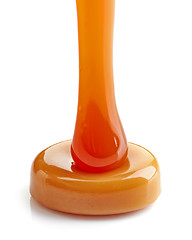 Image showing caramel candy and sweet sauce