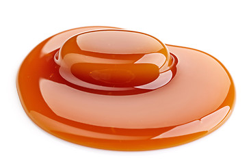 Image showing caramel candy and sweet sauce
