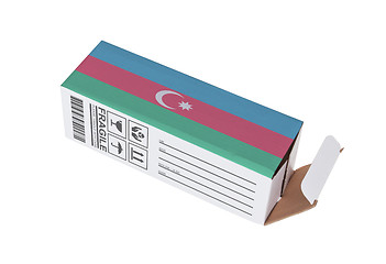 Image showing Concept of export - Product of Azerbaijan