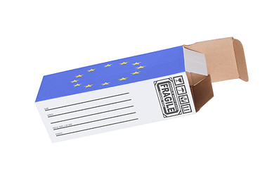 Image showing Concept of export - Product of the European Union