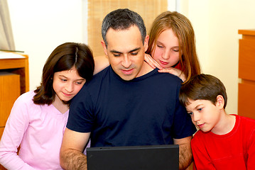 Image showing Family computer