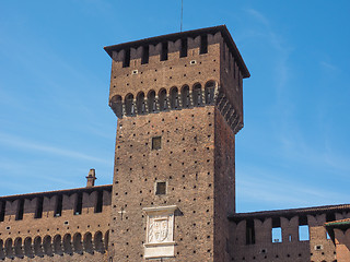 Image showing Castello Sforzesco Milan