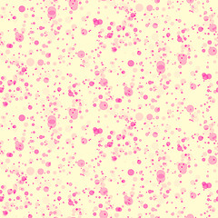 Image showing seamless background. Splashes of pink paint