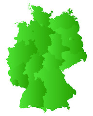 Image showing Map of Germany