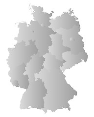 Image showing Map of Germany