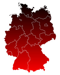 Image showing Map of Germany