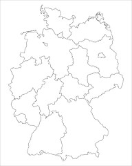 Image showing Map of Germany