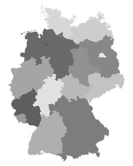 Image showing Map of Germany