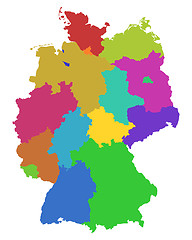 Image showing Map of Germany