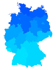 Image showing Map of Germany