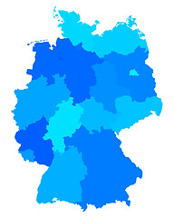 Image showing Map of Germany