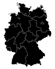 Image showing Map of Germany