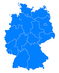 Image showing Map of Germany