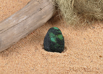 Image showing Zoisite on beach