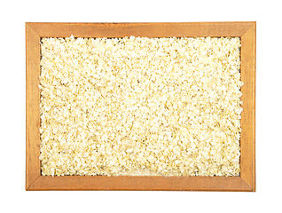 Image showing Millet flakes in frame