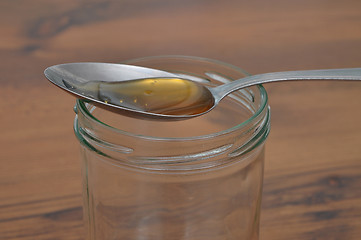 Image showing Spoon with honey