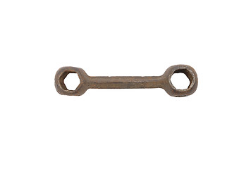 Image showing Dogbone wrench on white